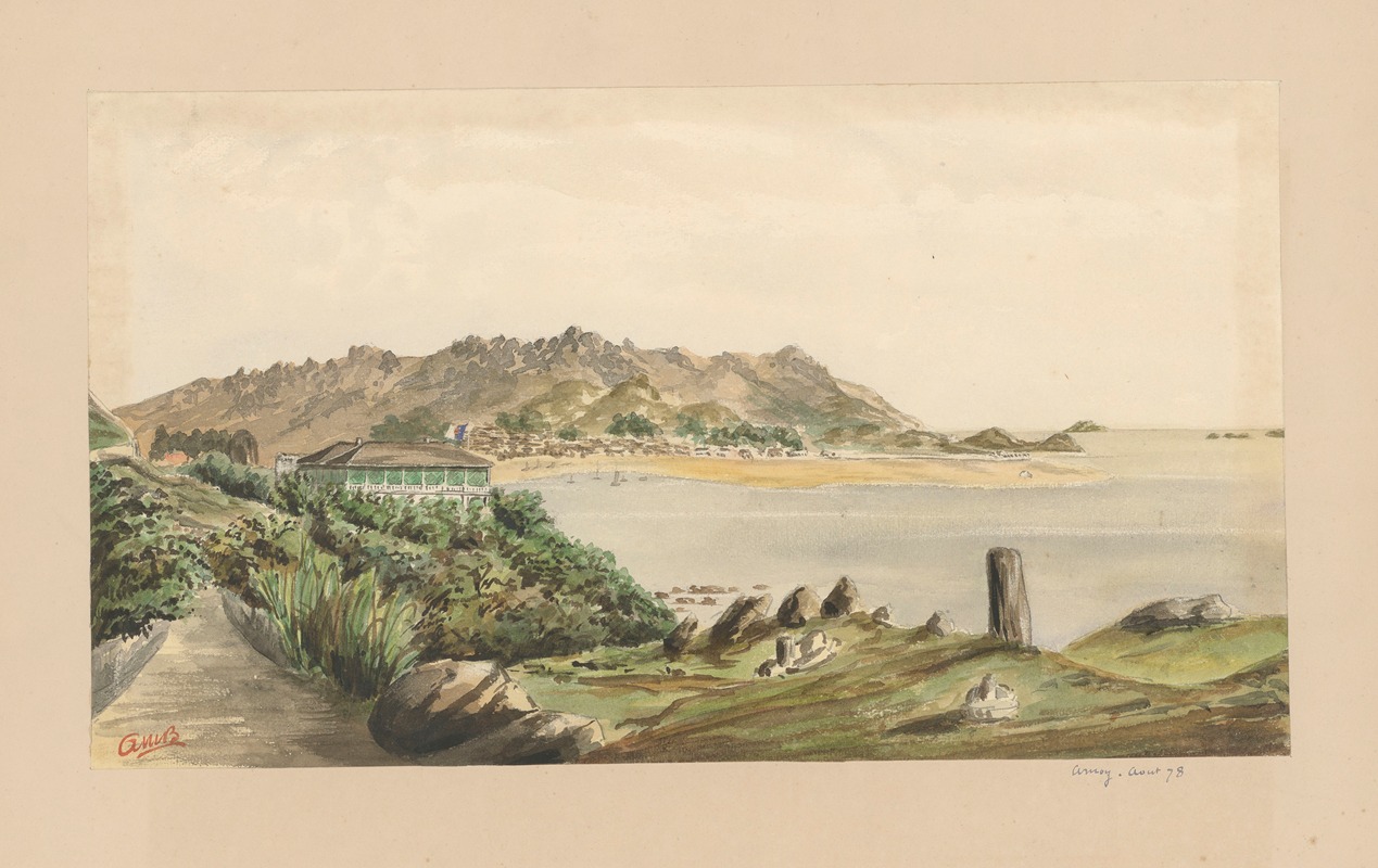 Auguste Mouillesaux de Bernières - 25 aquarelles par Auguste Mouillesaux de Bernières Pl.08