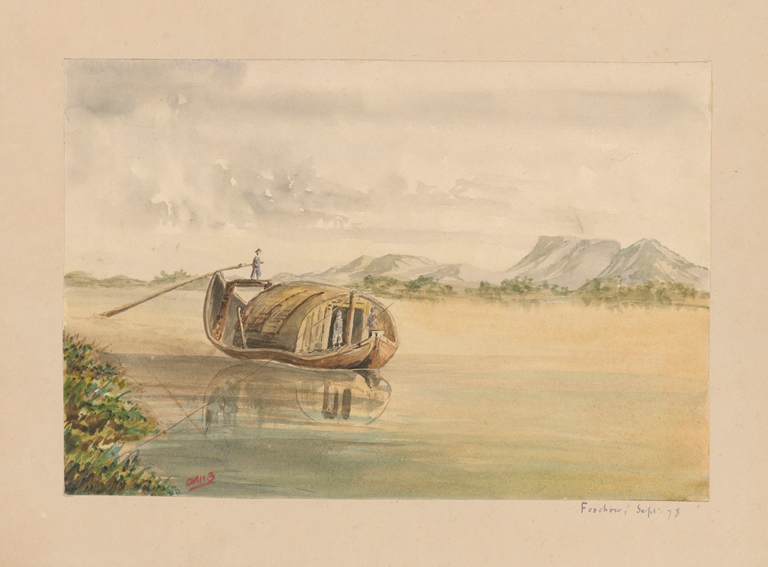 Auguste Mouillesaux de Bernières - 25 aquarelles par Auguste Mouillesaux de Bernières Pl.13