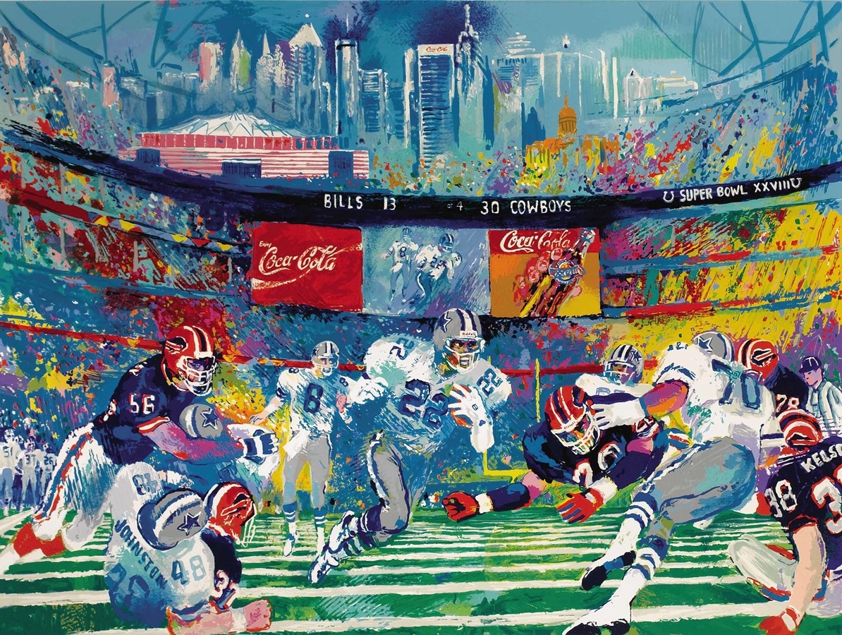 LeRoy Neiman - Super Bowl XXVIII, Georgia Dome