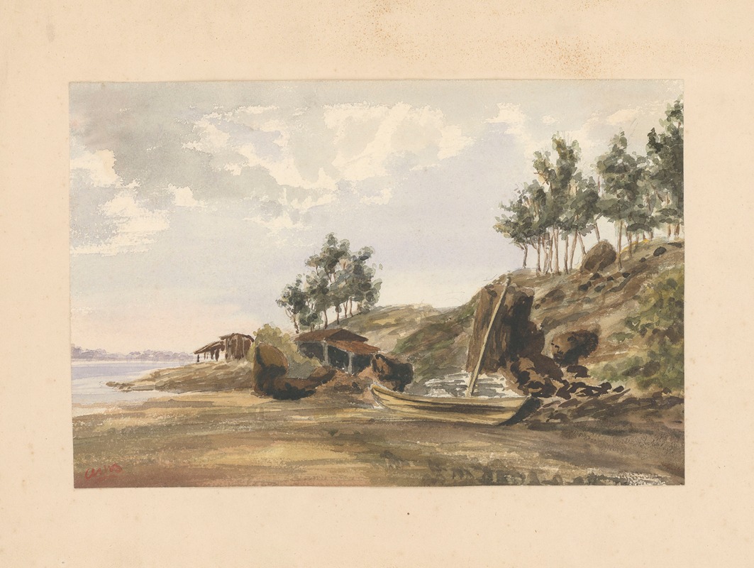 Auguste Mouillesaux de Bernières - 25 aquarelles par Auguste Mouillesaux de Bernières Pl.18