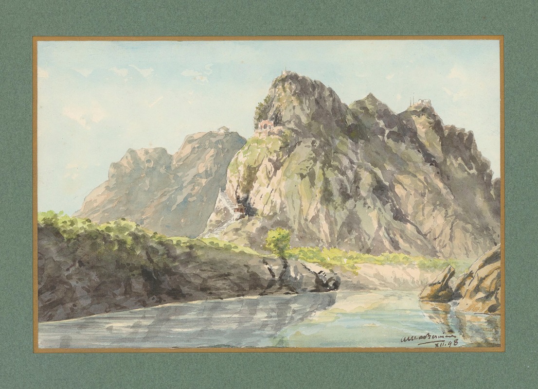 Auguste Mouillesaux de Bernières - 25 aquarelles par Auguste Mouillesaux de Bernières Pl.20