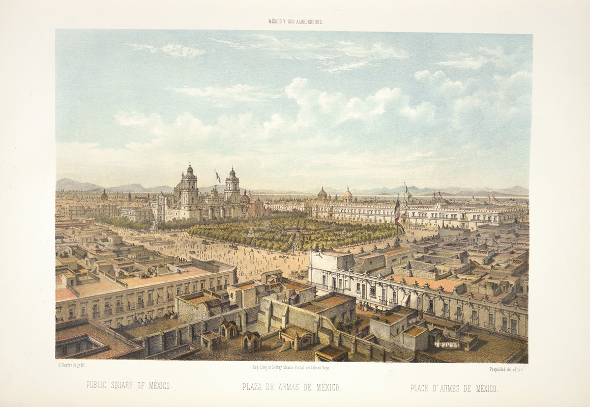 C. Castro - Public square of Mexico.