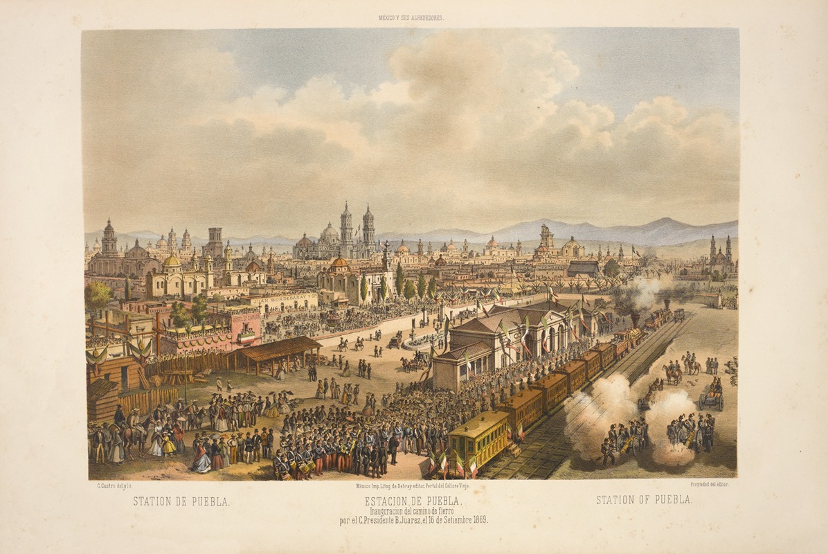 C. Castro - Station of Puebla.