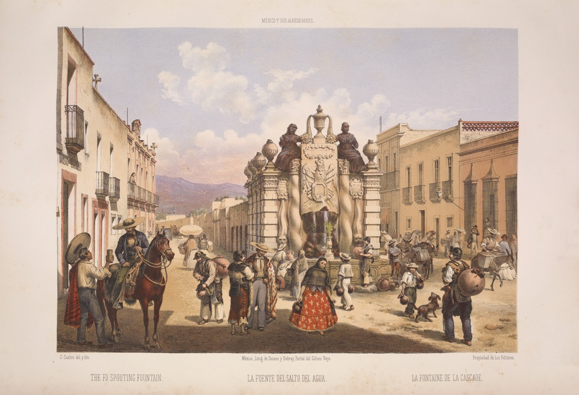 C. Castro - The fo spouting fountain.