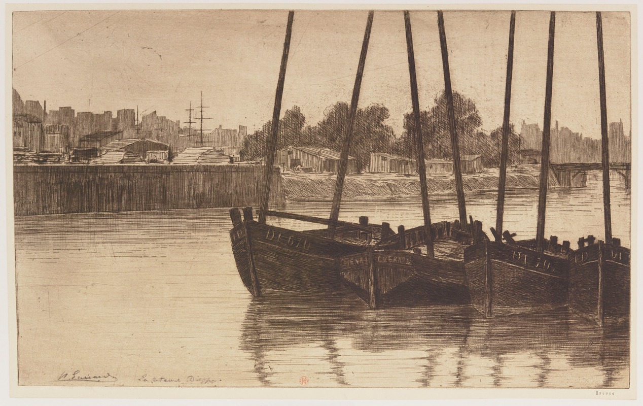 Henri-Charles Guérard - La retenue, Dieppe