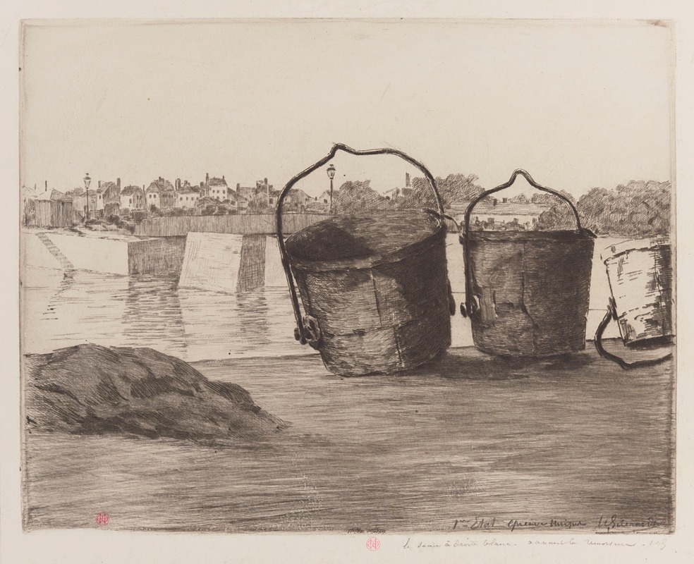 Henri-Charles Guérard - Quai au charbon, Honfleur