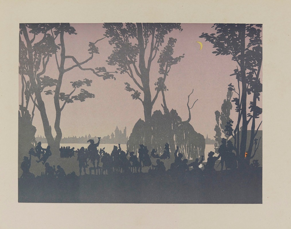 Henri-Eugène Callot - Le Pré aux Clercs