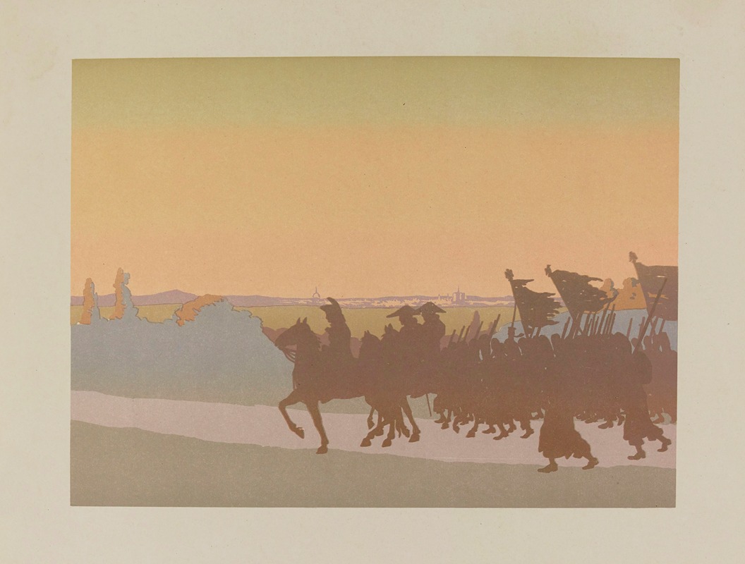 Henri-Eugène Callot - Les Volontaires-Le Retour