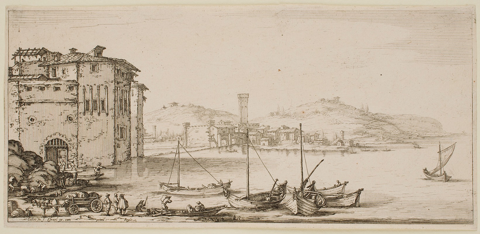 Jacques Callot - Loading the Merchandise