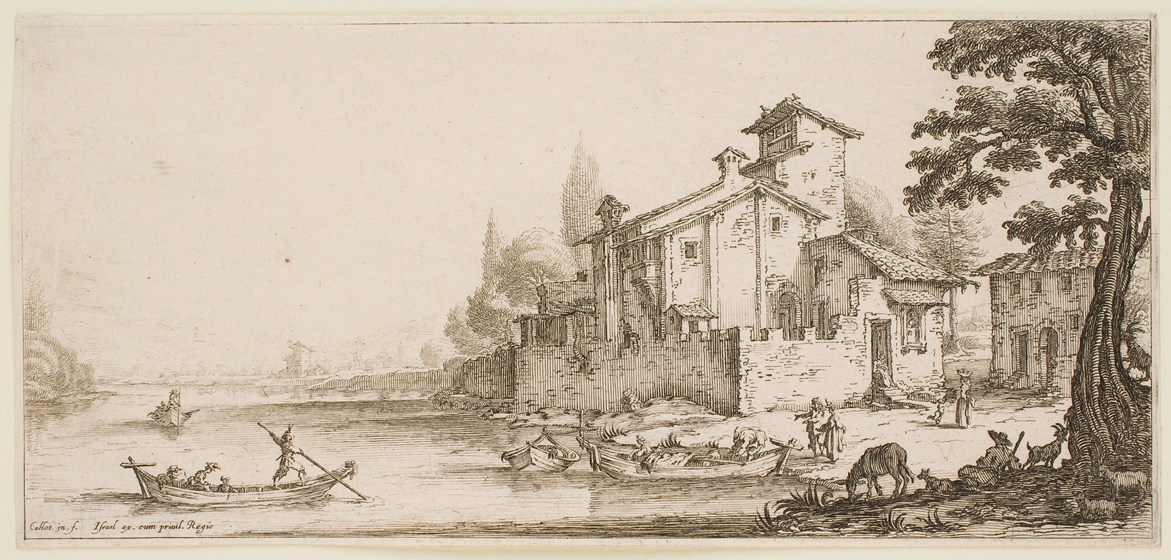 Jacques Callot - The Boat Ride