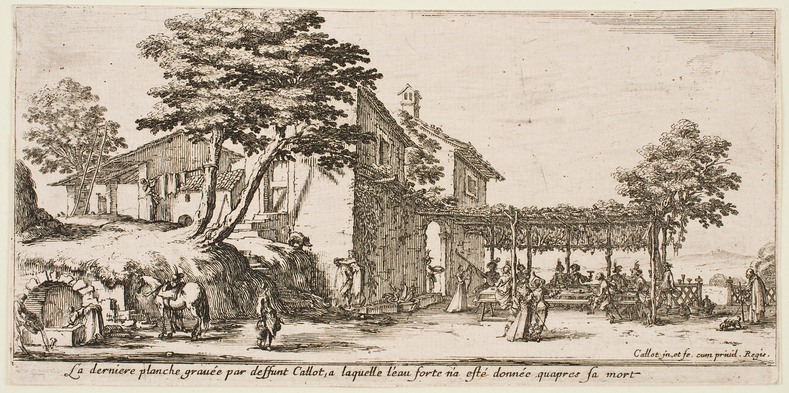 Jacques Callot - The Little Vine Arbour