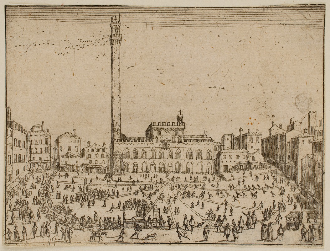 Jacques Callot - The Small Square of Siena
