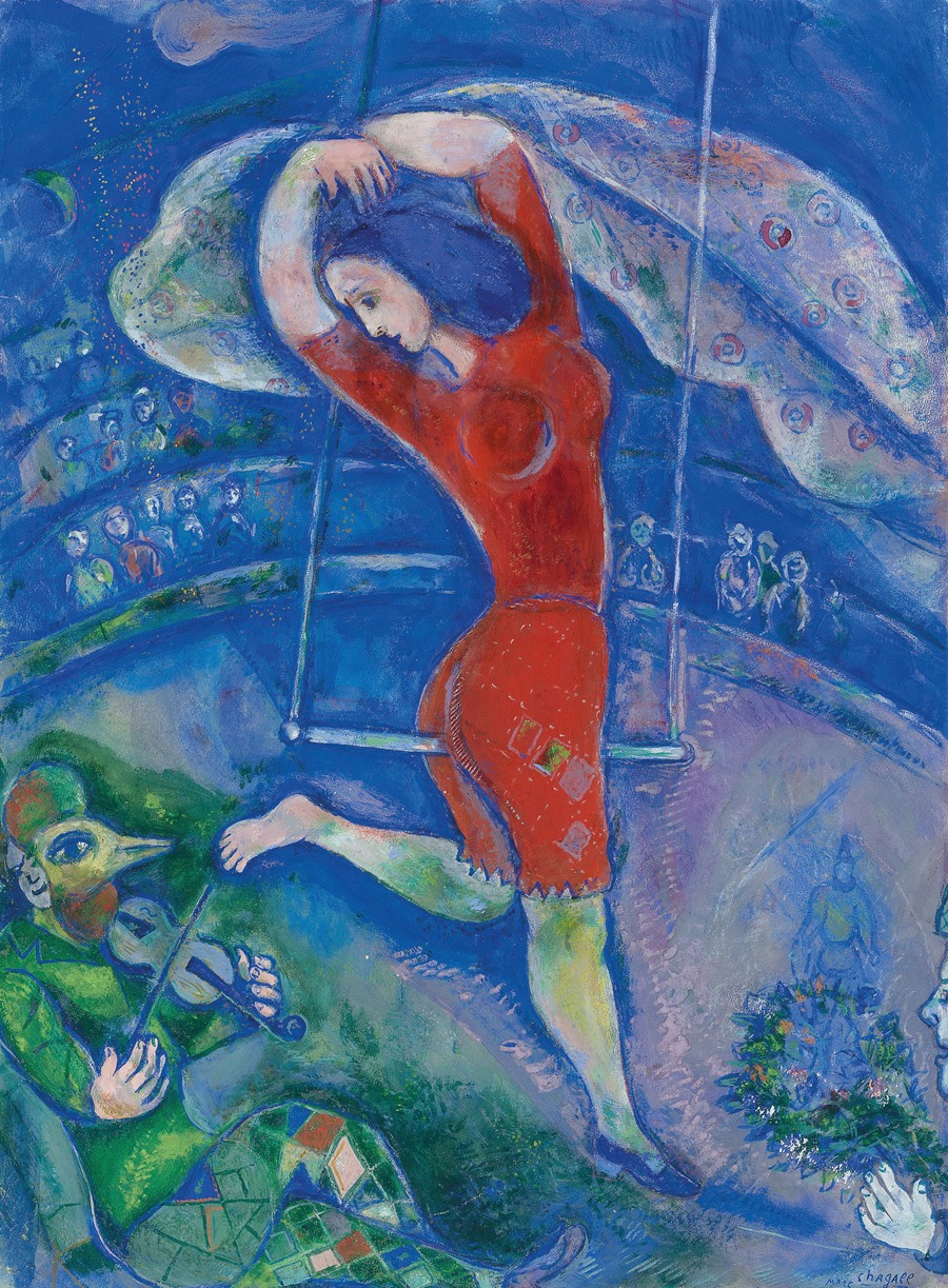 Le jongleur - Marc Chagall | Artera