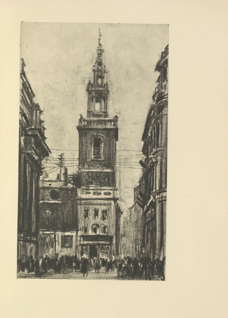 Joseph Pennell - St. Stephen’s, Walbrook