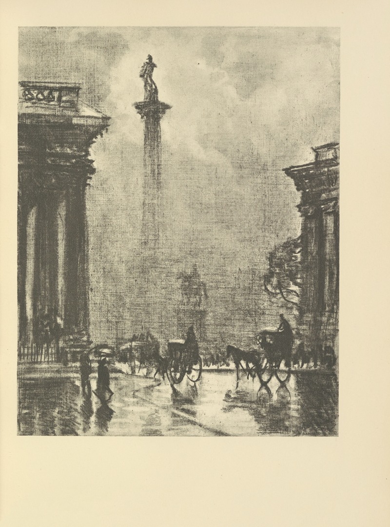 Joseph Pennell - The Nelson Column