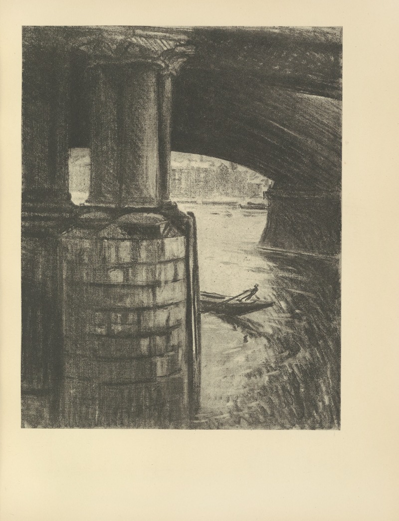 Joseph Pennell - Under Blackfriars