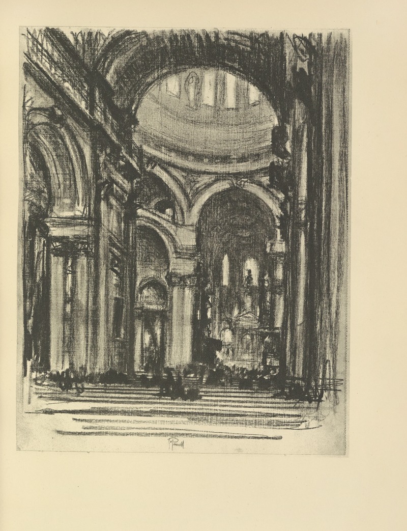 Joseph Pennell - St. Paul’s, The Nave