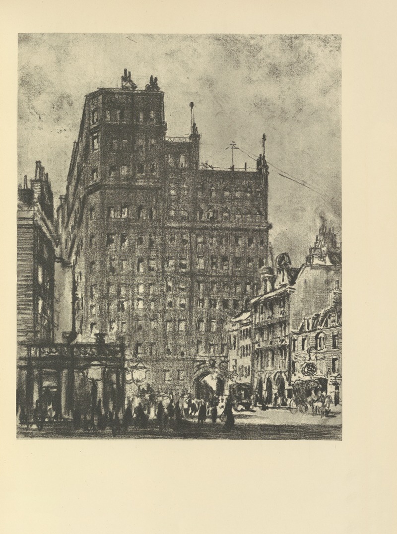 Joseph Pennell - Queen Anne’s Mansions