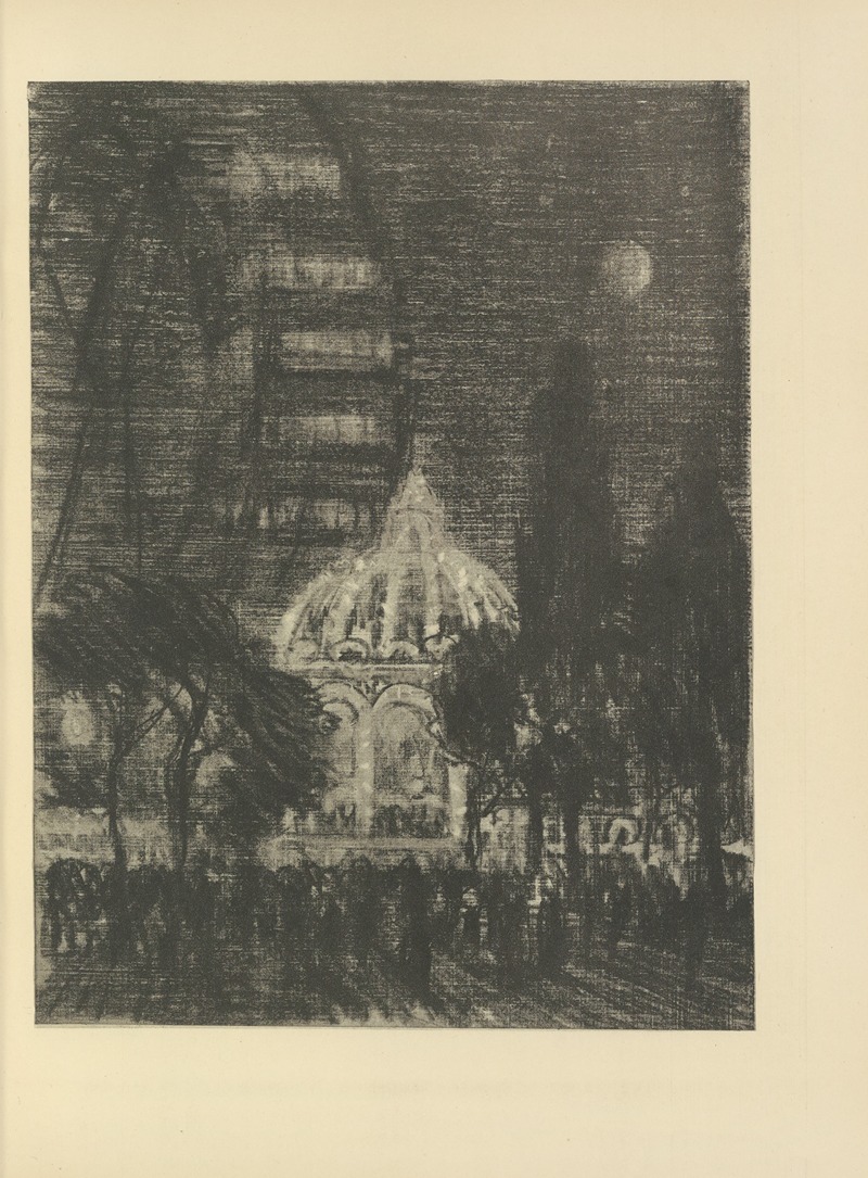 Joseph Pennell - The Big Wheel, Earl’s Court