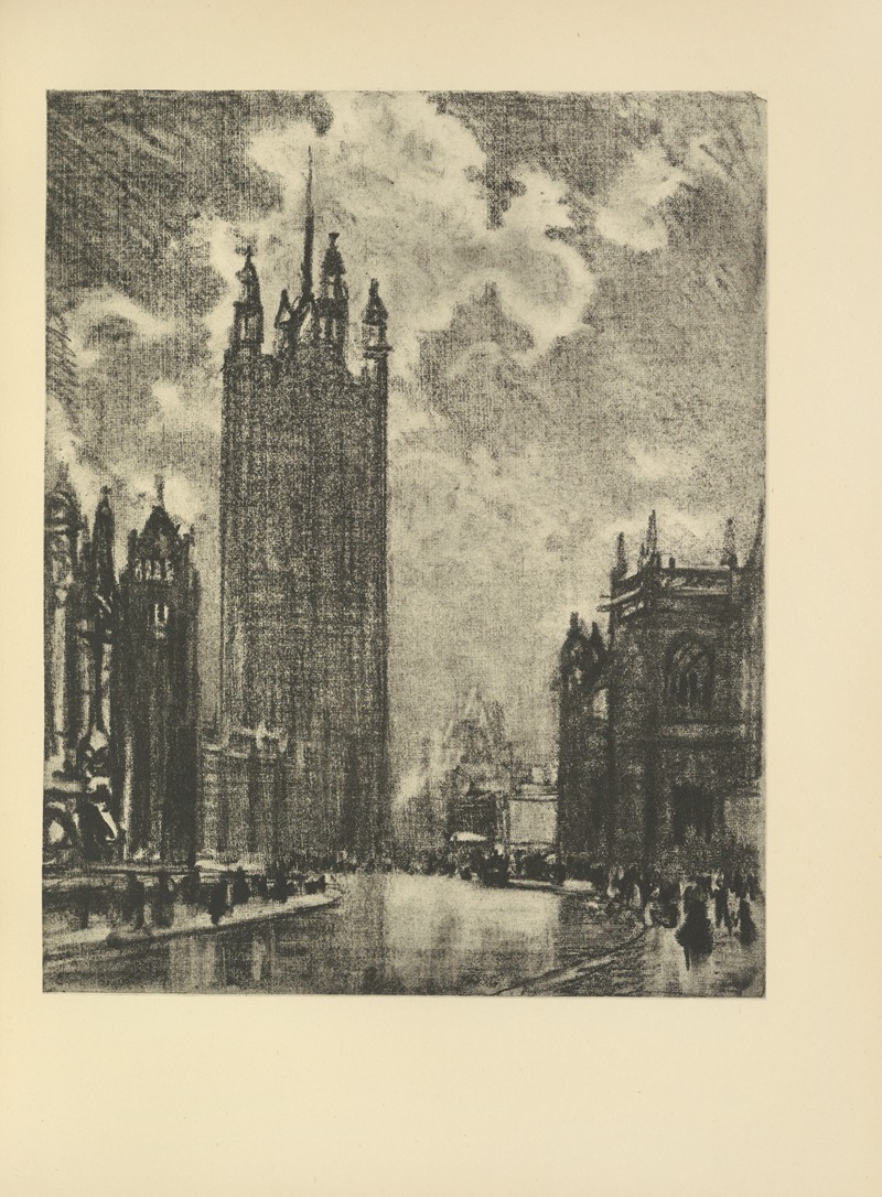 Joseph Pennell - Victoria Tower