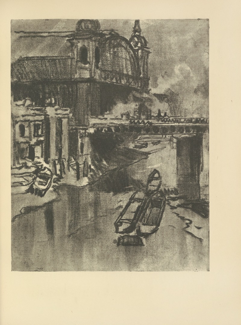 Joseph Pennell - Cannon Street Station