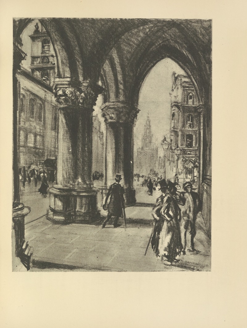 Joseph Pennell - Strand, from the Law Courts