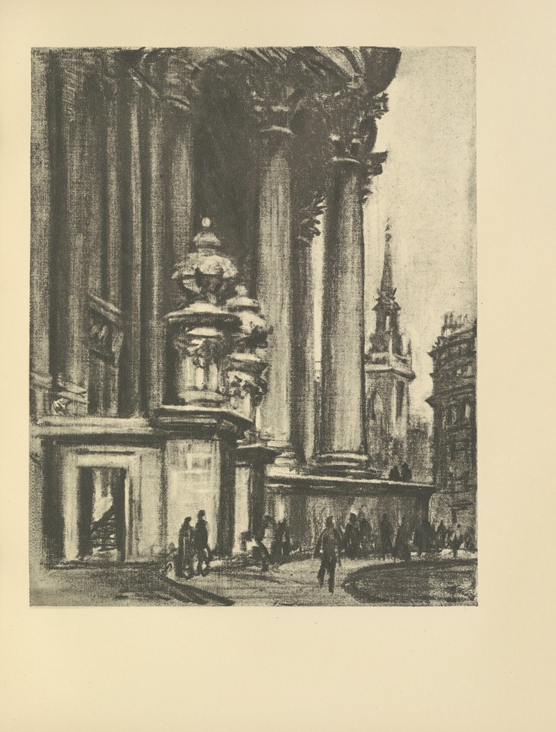 Joseph Pennell - South Porch, St. Paul’s