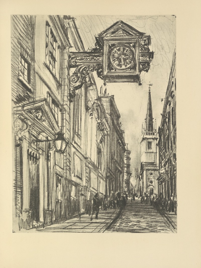 Joseph Pennell - St. Mary-at-Hill