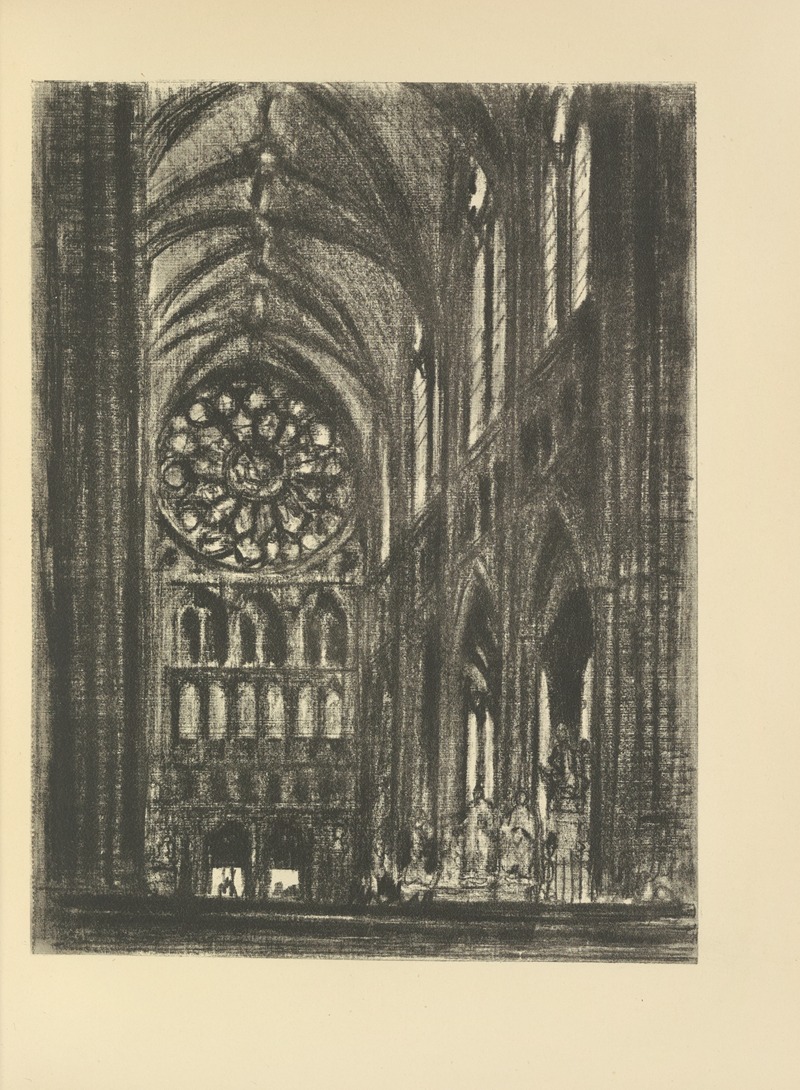 Joseph Pennell - The Transept, Westminster