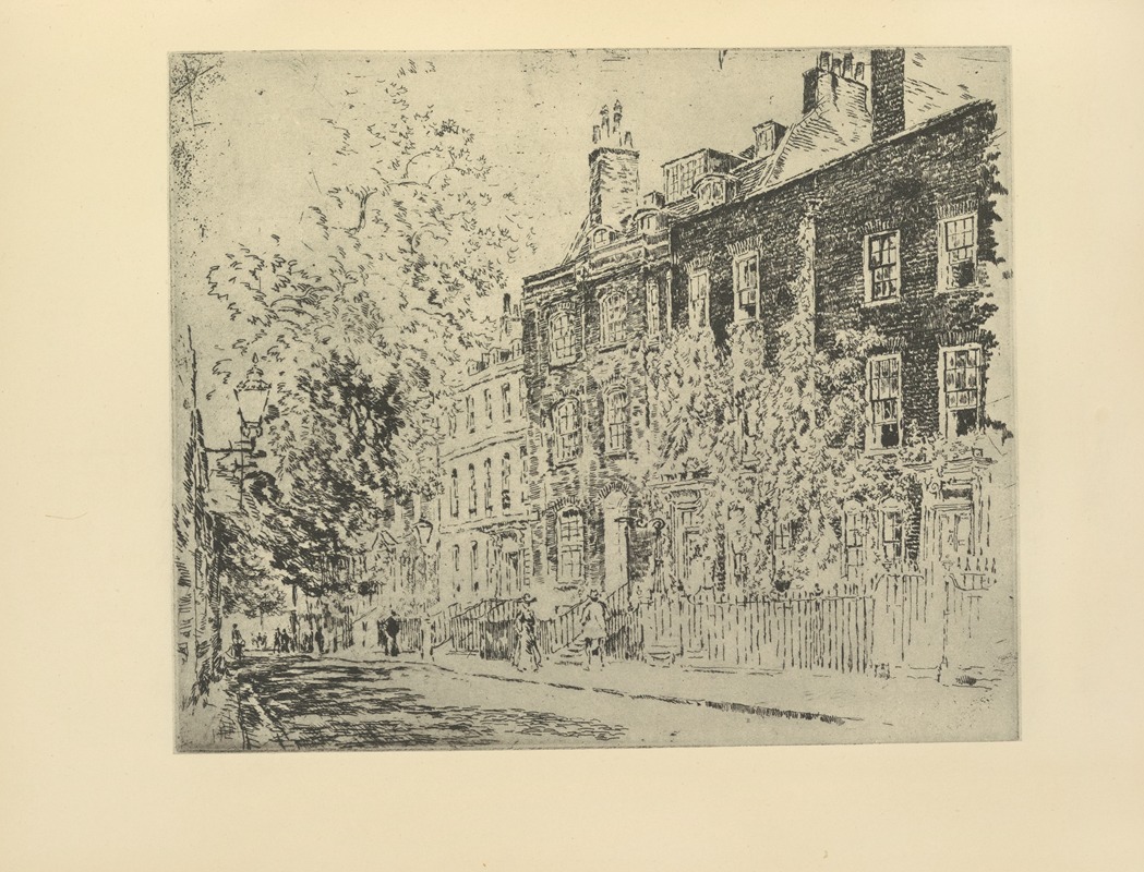 Joseph Pennell - Great College Street