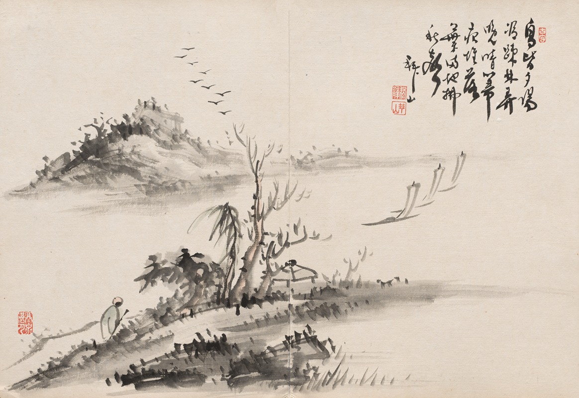 Yoshitsugu Haizan - Album of Paintings by Haizan Pl.13