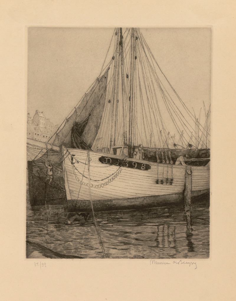 Maurice Jaubert de Becque - Six marines de Maurice de Becque Pl.3