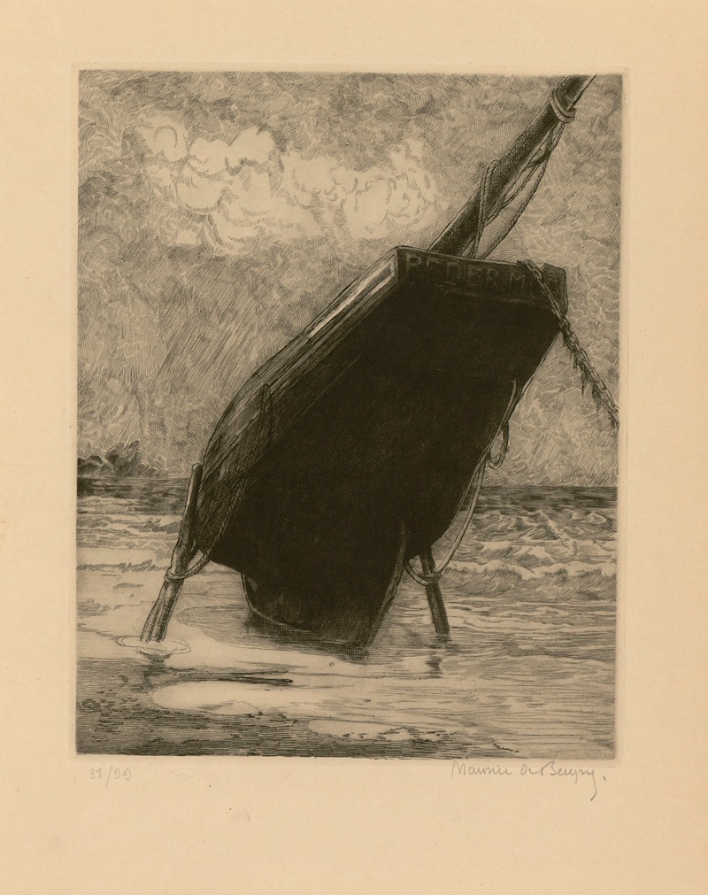 Maurice Jaubert de Becque - Six marines de Maurice de Becque Pl.4