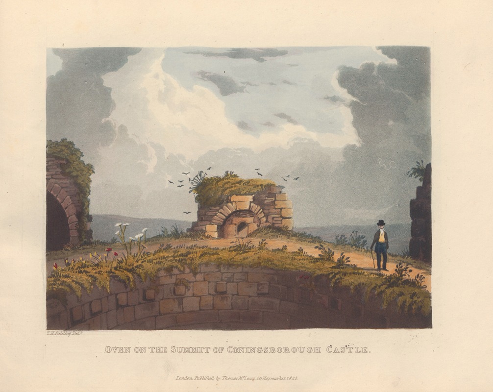 Theodore Henry Adolphus Fielding - Oven on the summit of Coningsborough Castle