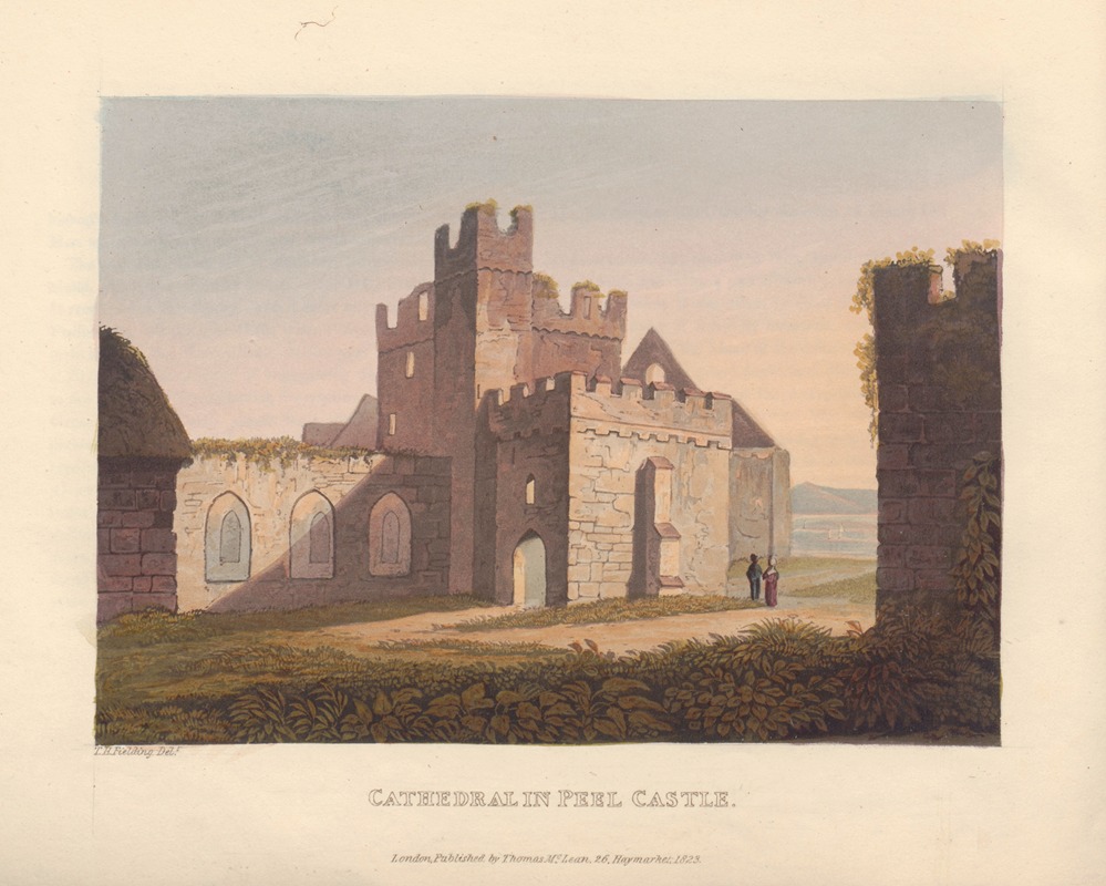 Theodore Henry Adolphus Fielding - Cathedral in Peel Castle