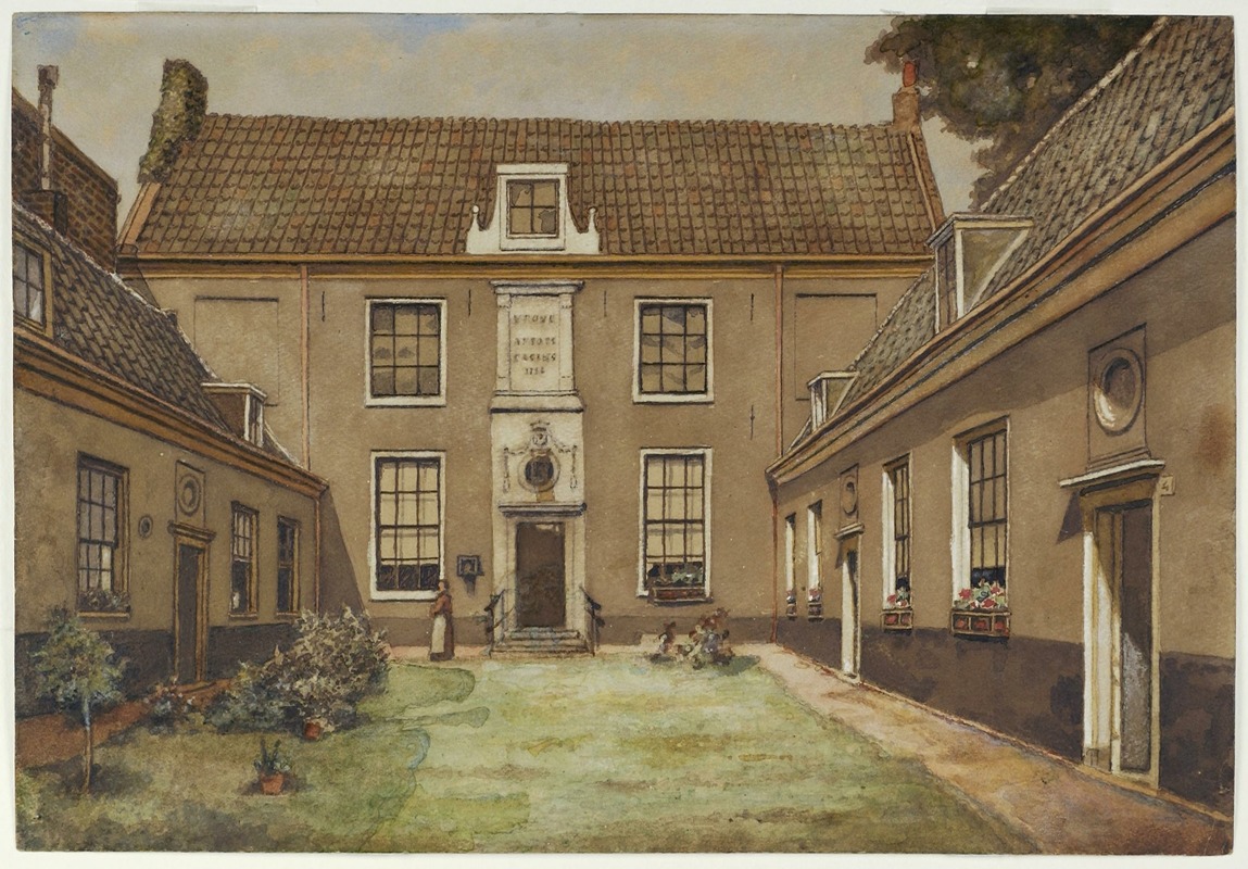 Hendrik Jan Wesseling - Het Vrouwe- en Antoniegasthuis aan het Klein Heiligland 64 te Haarlem