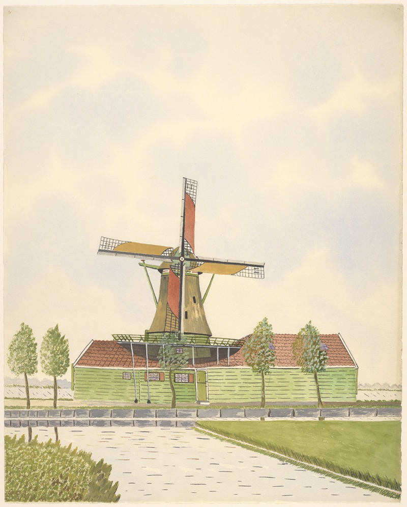 Johannes Nicolaas Eijman - Molen De Koperslager, Zaandijkerwegje