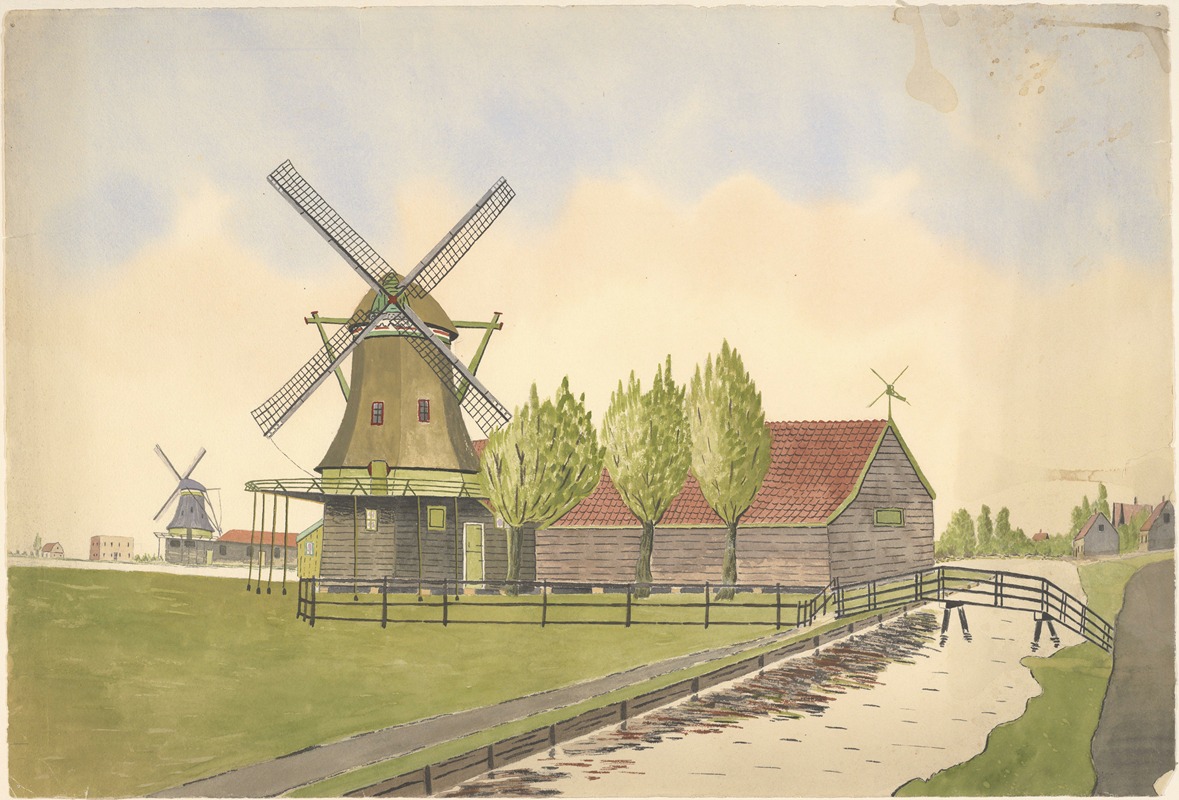 Johannes Nicolaas Eijman - molen ‘t Kalf (gesloopt 1922) en oliemolen De Poelsnip (1937 verbrand)
