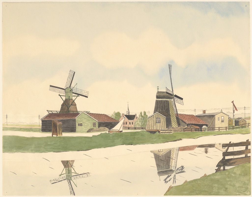 Johannes Nicolaas Eijman - Molens De Ruiter en De Kleine Poort