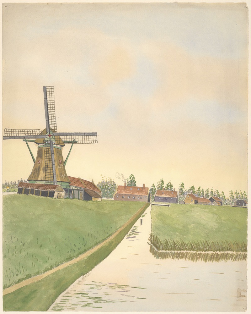 Johannes Nicolaas Eijman - molens; De Krijthengst, Westzaandam