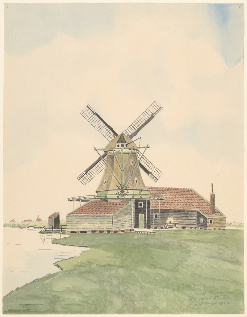 Johannes Nicolaas Eijman - molens; De Sint-Pieter, Westzaandam