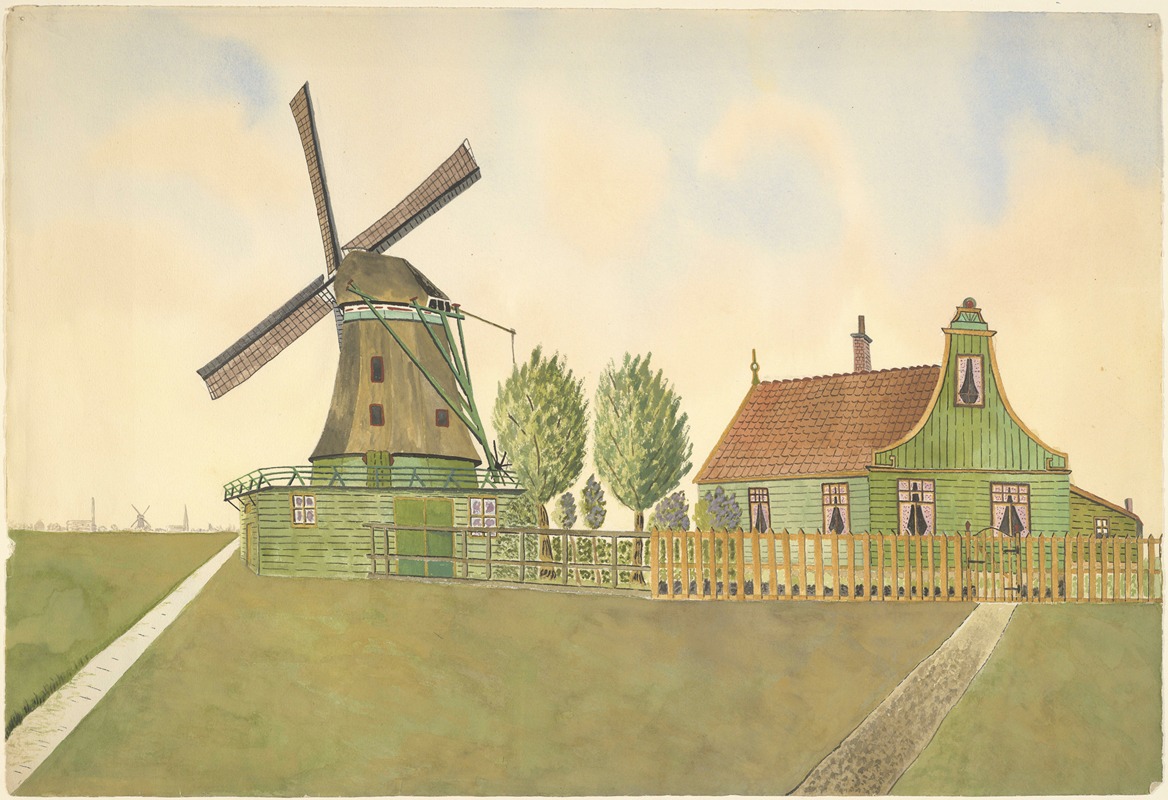 Johannes Nicolaas Eijman - molens; houtzaagmolen De Haan, Westzaandam