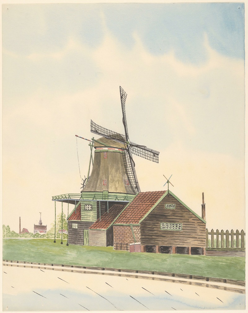 Johannes Nicolaas Eijman - molens; Kover-molen, Oostzaandam