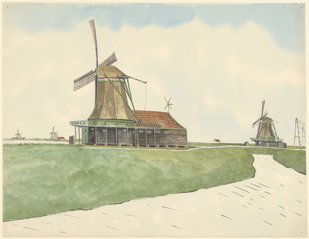 Johannes Nicolaas Eijman - molens; molen De Kaar; De Kwak; De Afra; en De Hondeman
