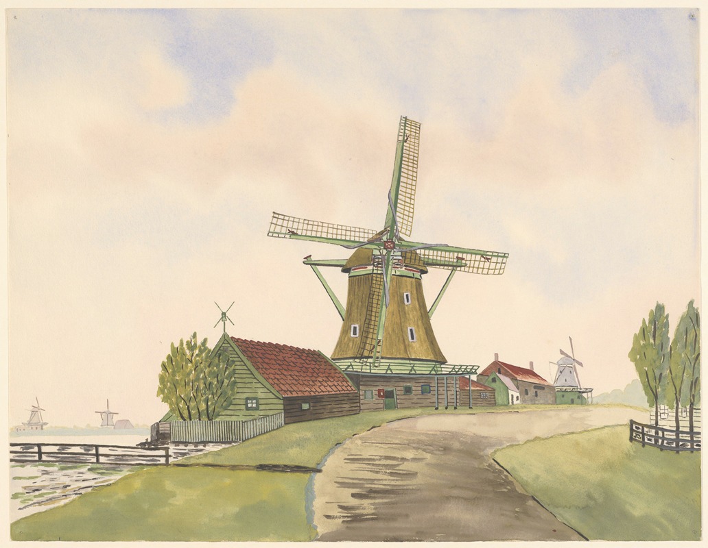 Johannes Nicolaas Eijman - molens; oliemolen Het Windei