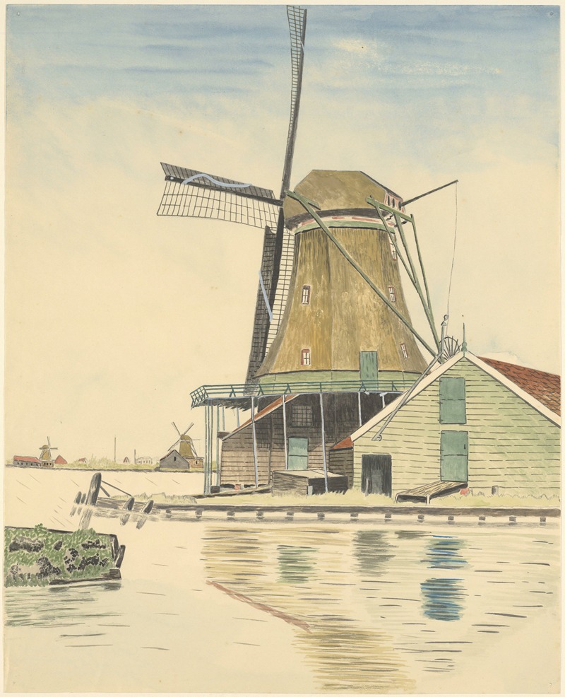 Johannes Nicolaas Eijman - molens; pelmolen De Grootvorst
