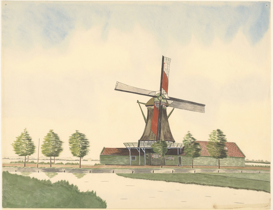 Johannes Nicolaas Eijman - Oliemolen De Koperslager aan de Zaandijkerweg