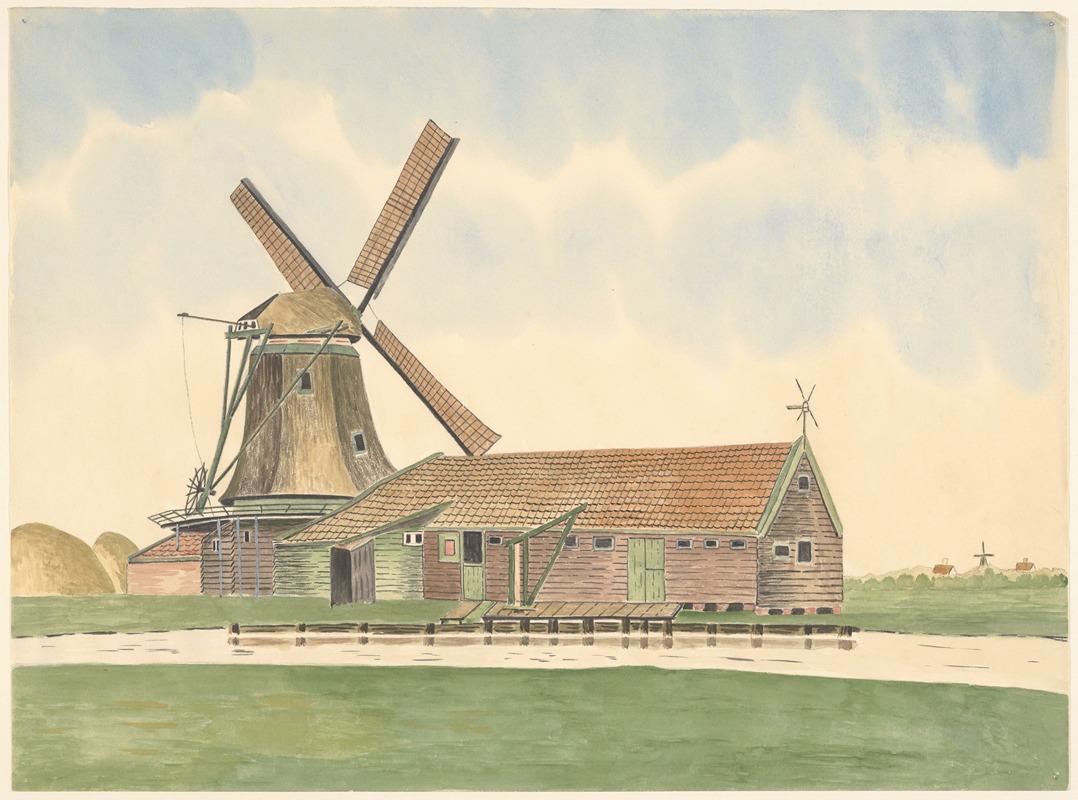 Johannes Nicolaas Eijman - Oliemolen De Zoeker