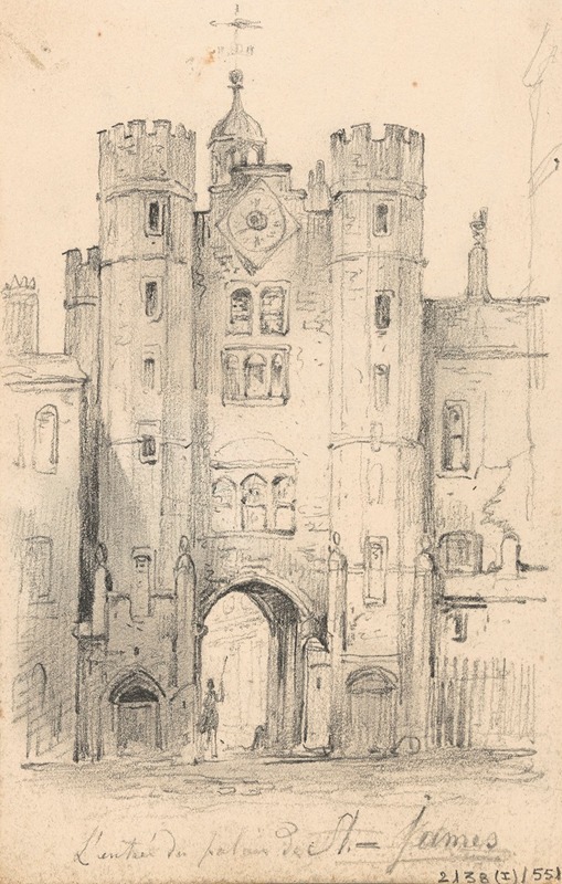 Nicaise De Keyser - The Entrance to Saint James’s Palace in London