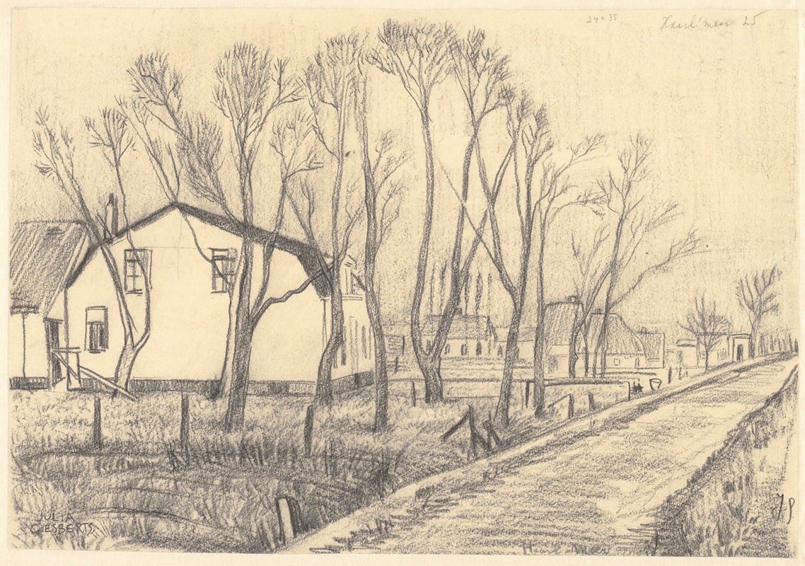 Julia Giesberts - Boerderijen in de Haarlemmermeer.